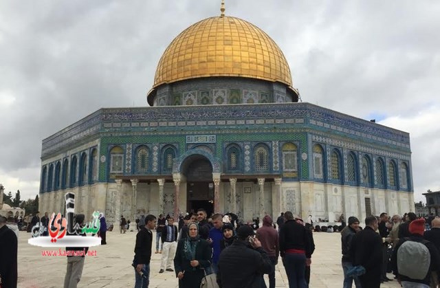 ألالاف من المصلين ادوا الجمعة في الأقصى